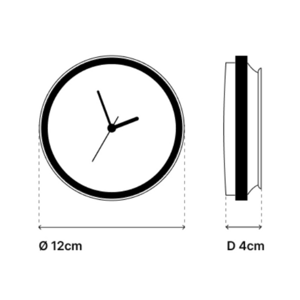 Simple Suction Waterproof Clock