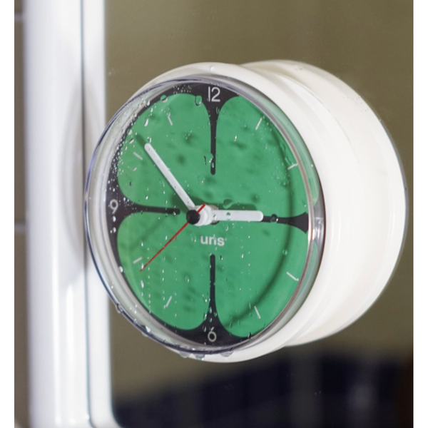 Clover Suction Waterproof Clock
