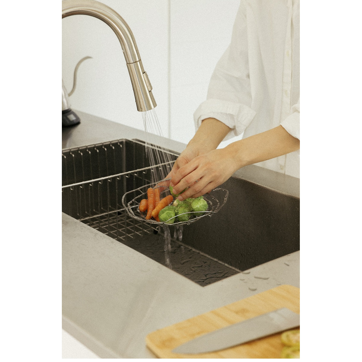 Stainless Flex Basket - Oval