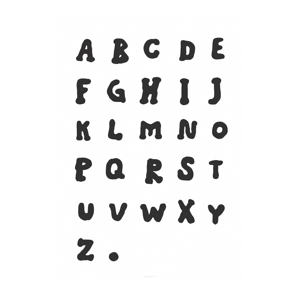 ABC LETTERS POSTER