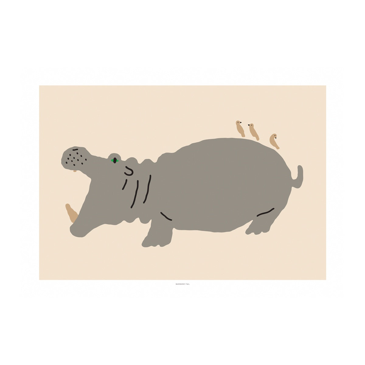 BIG HIPPO POSTER