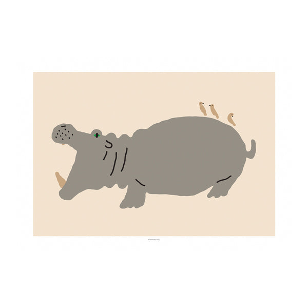BIG HIPPO POSTER
