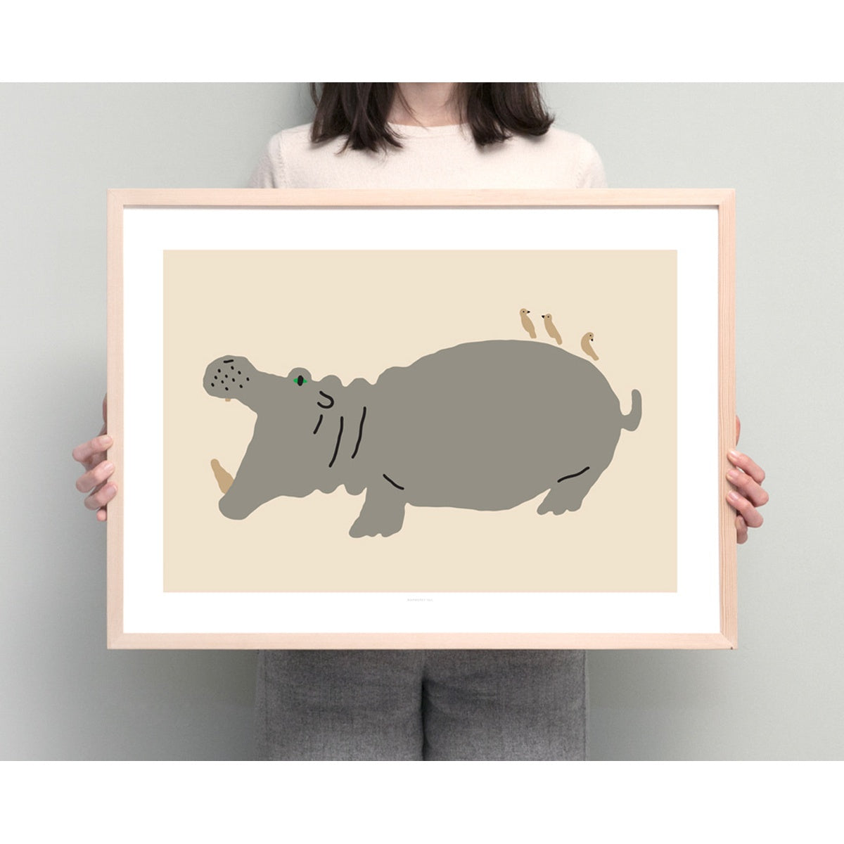 BIG HIPPO POSTER