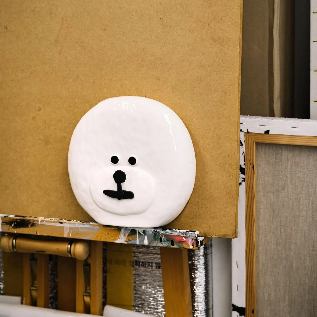 INAP EDITION Ceramic Bichon Clock