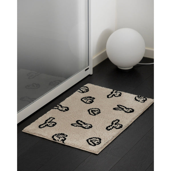 BUNNY BUNNY DOORMAT - CREAM (65x45cm)