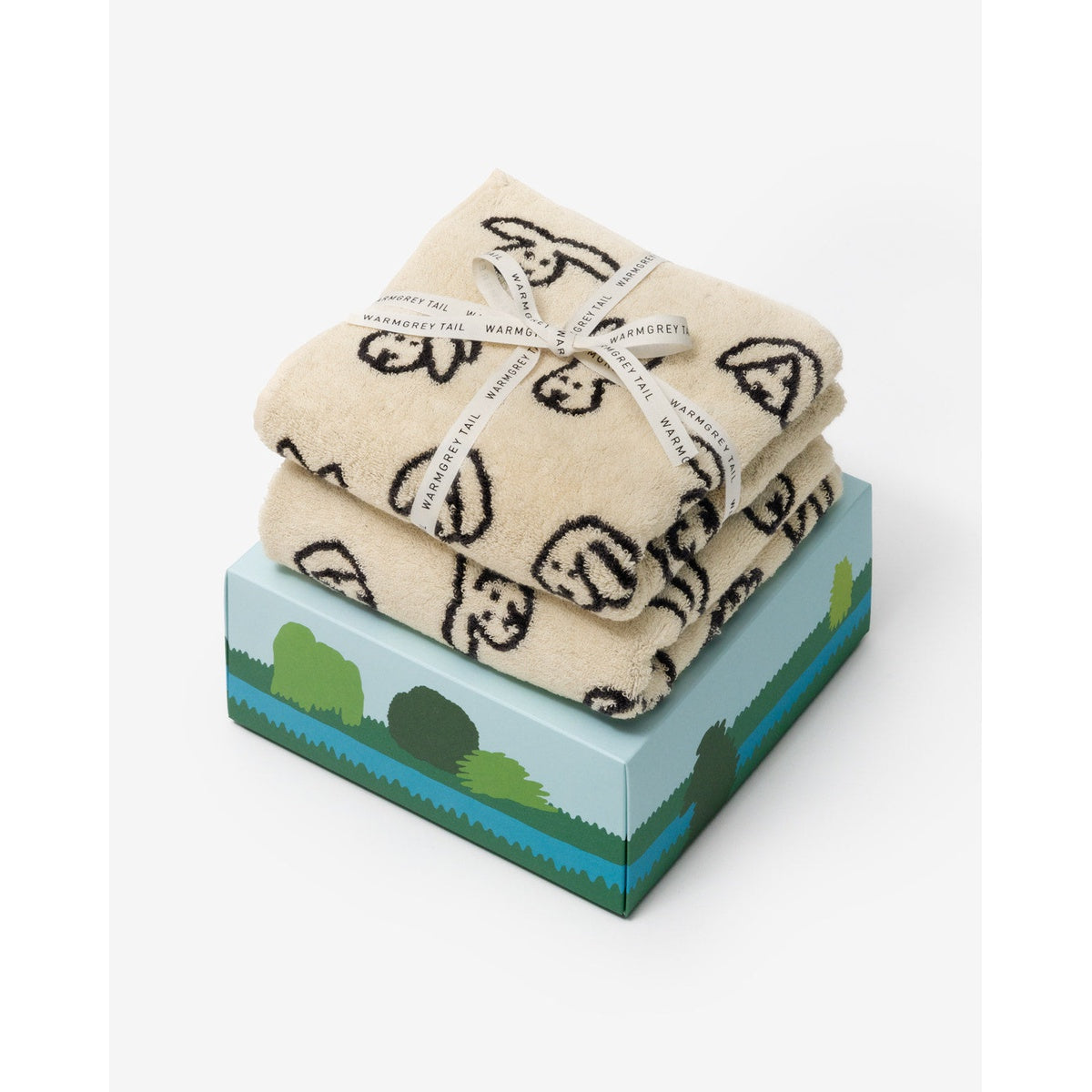 BUNNY BUNNY FACE TOWEL - CREAM
