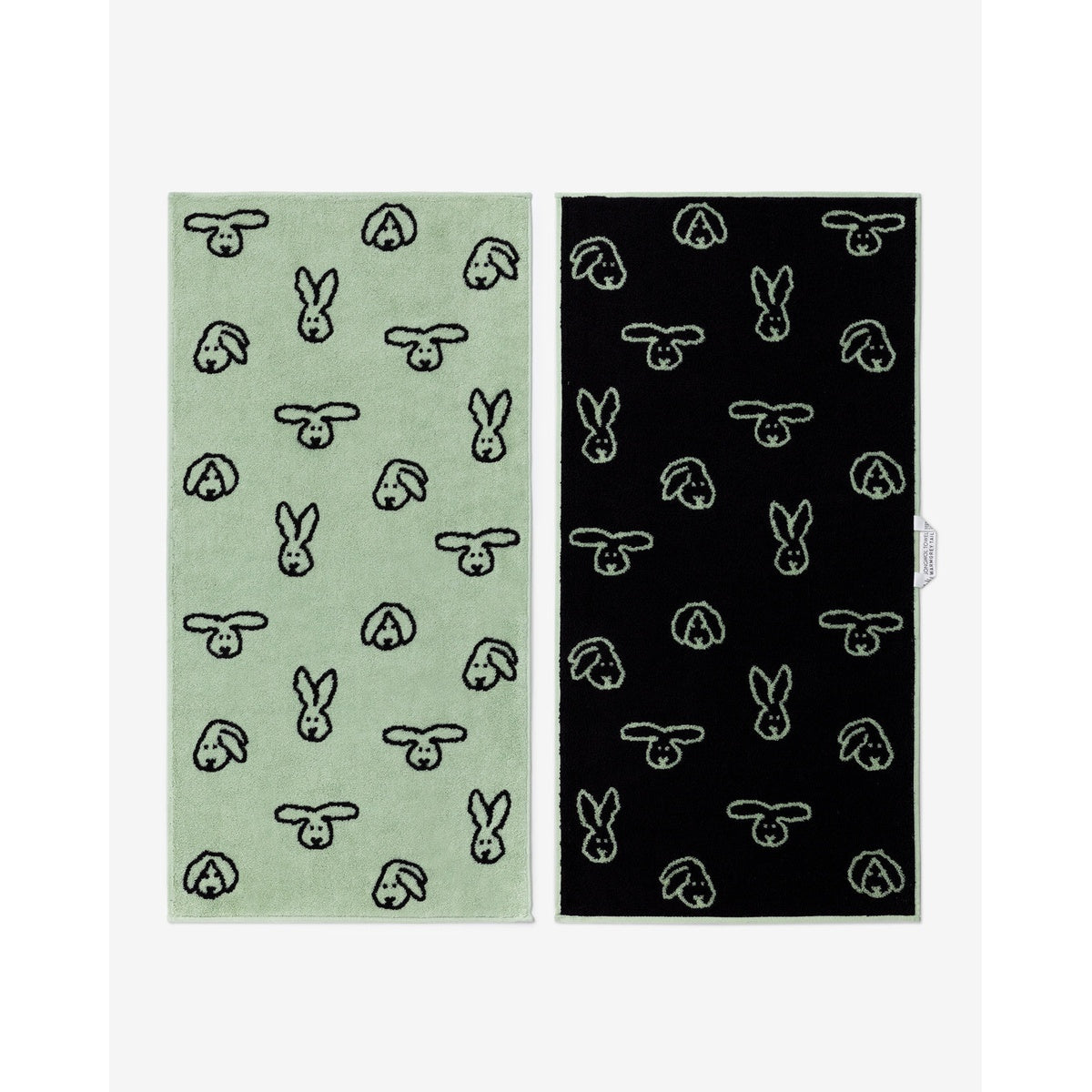 BUNNY BUNNY FACE TOWEL - MINT
