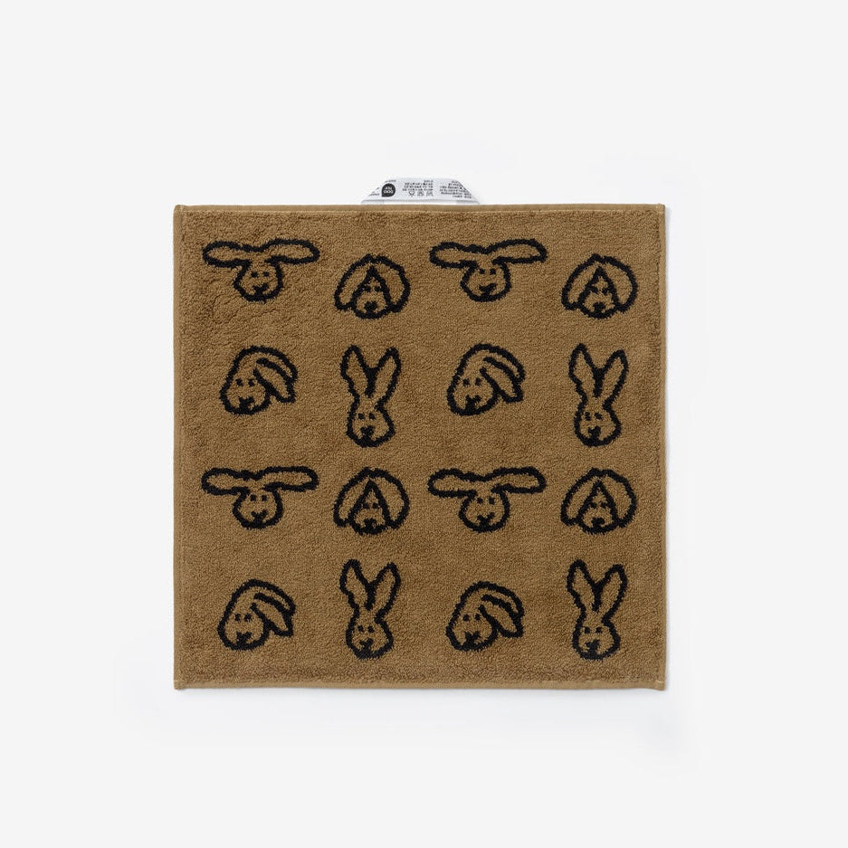 BUNNY BUNNY HAND TOWEL - BROWN