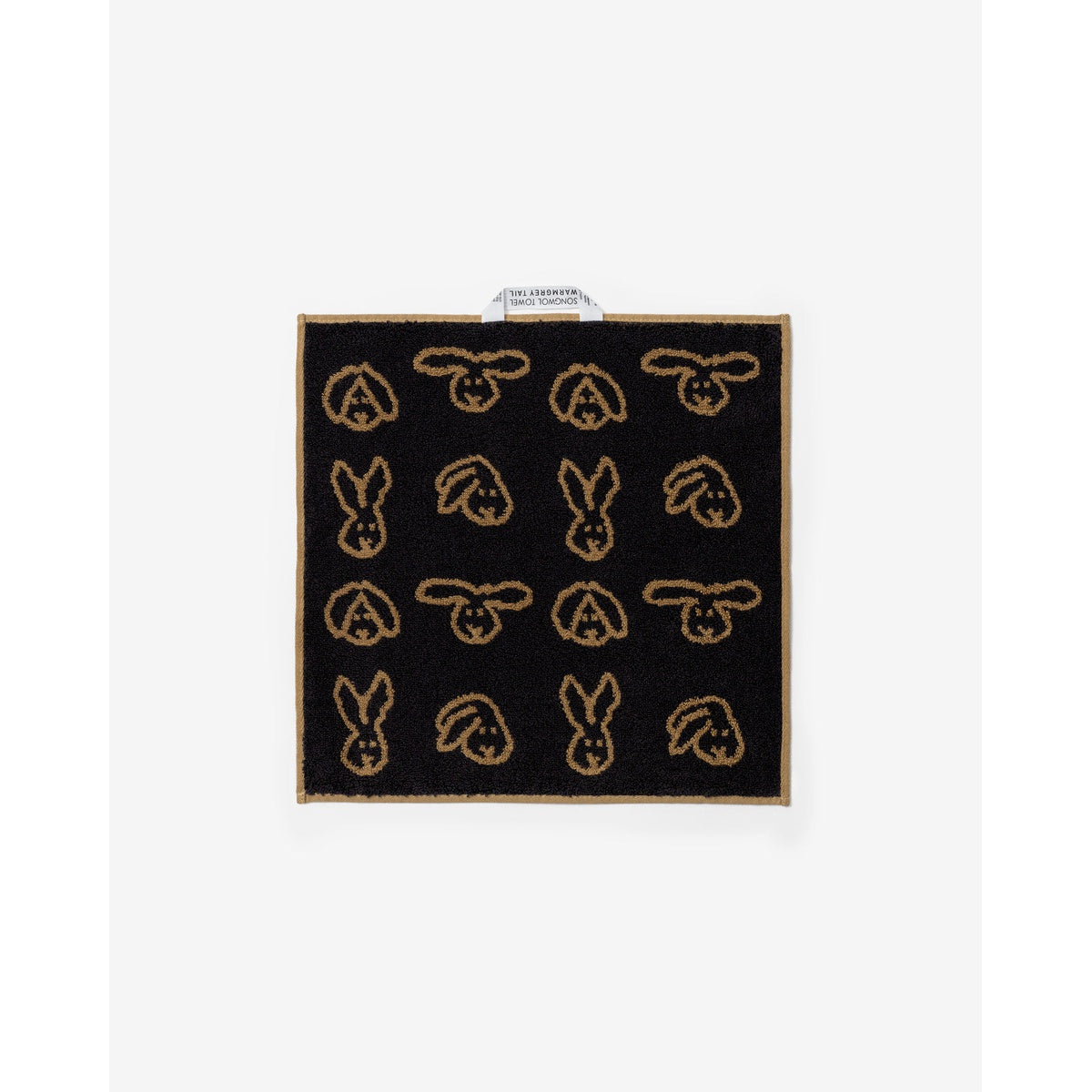 BUNNY BUNNY HAND TOWEL - BROWN
