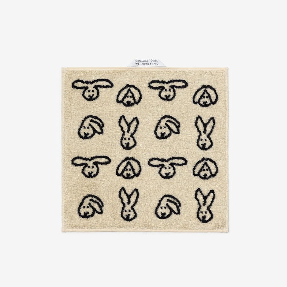 BUNNY BUNNY HAND TOWEL - CREAM