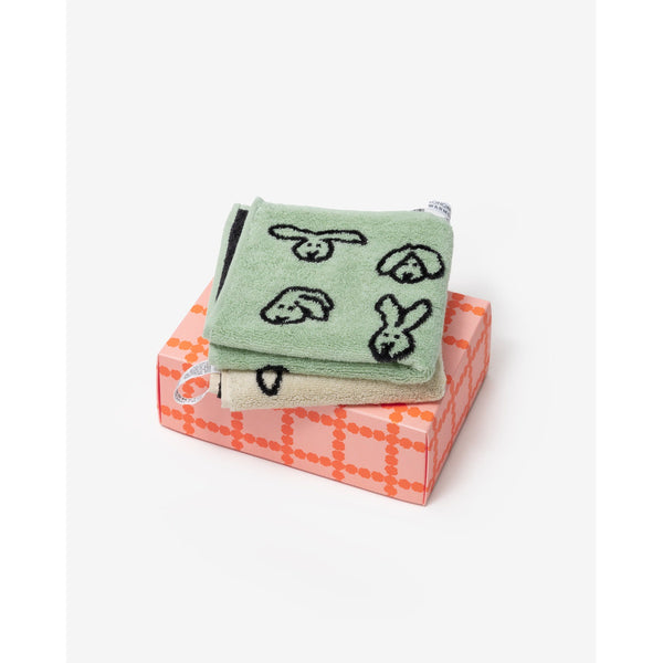 BUNNY BUNNY HAND TOWEL - MINT