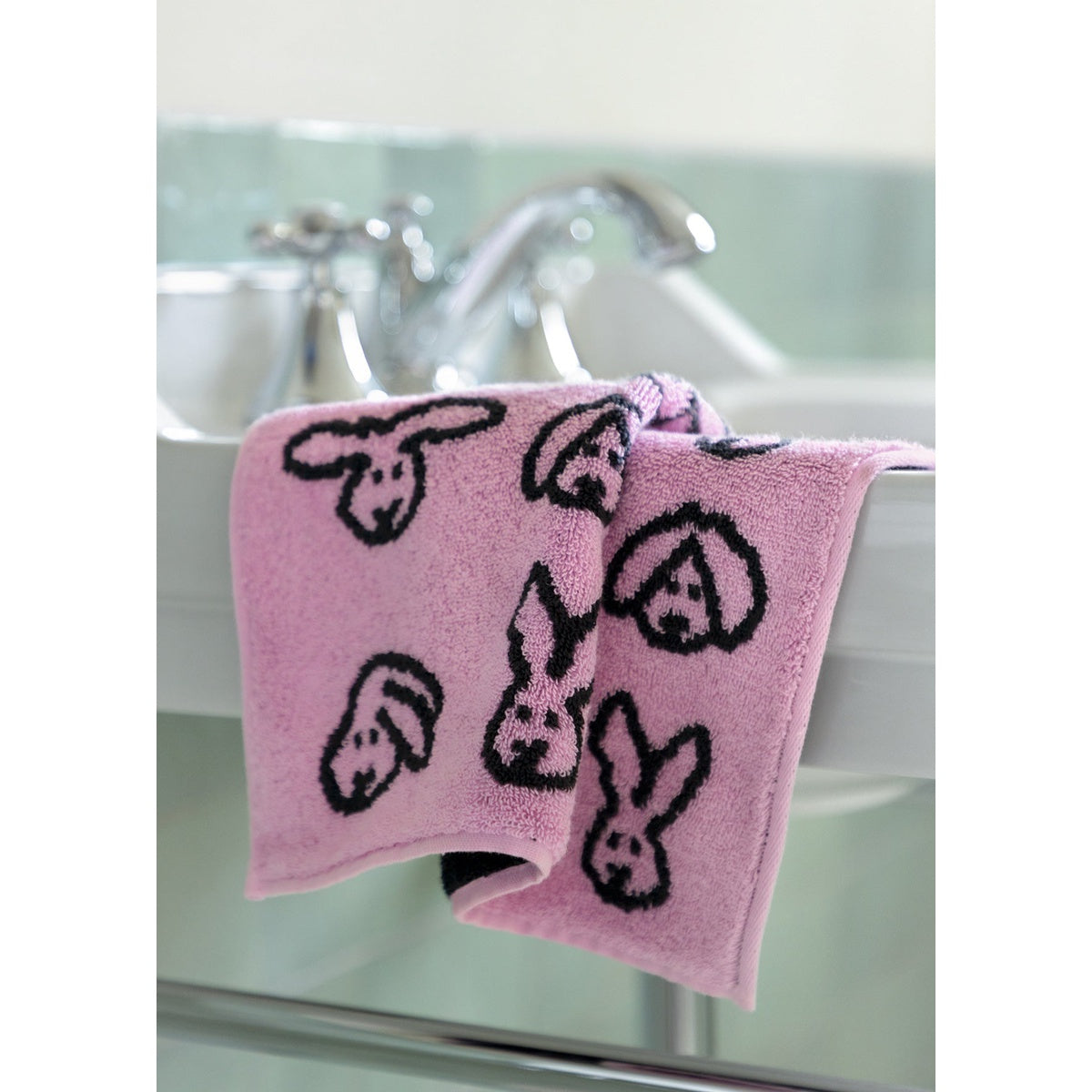 BUNNY BUNNY HAND TOWEL - PINK