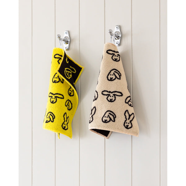 BUNNY BUNNY HAND TOWEL - YELLOW