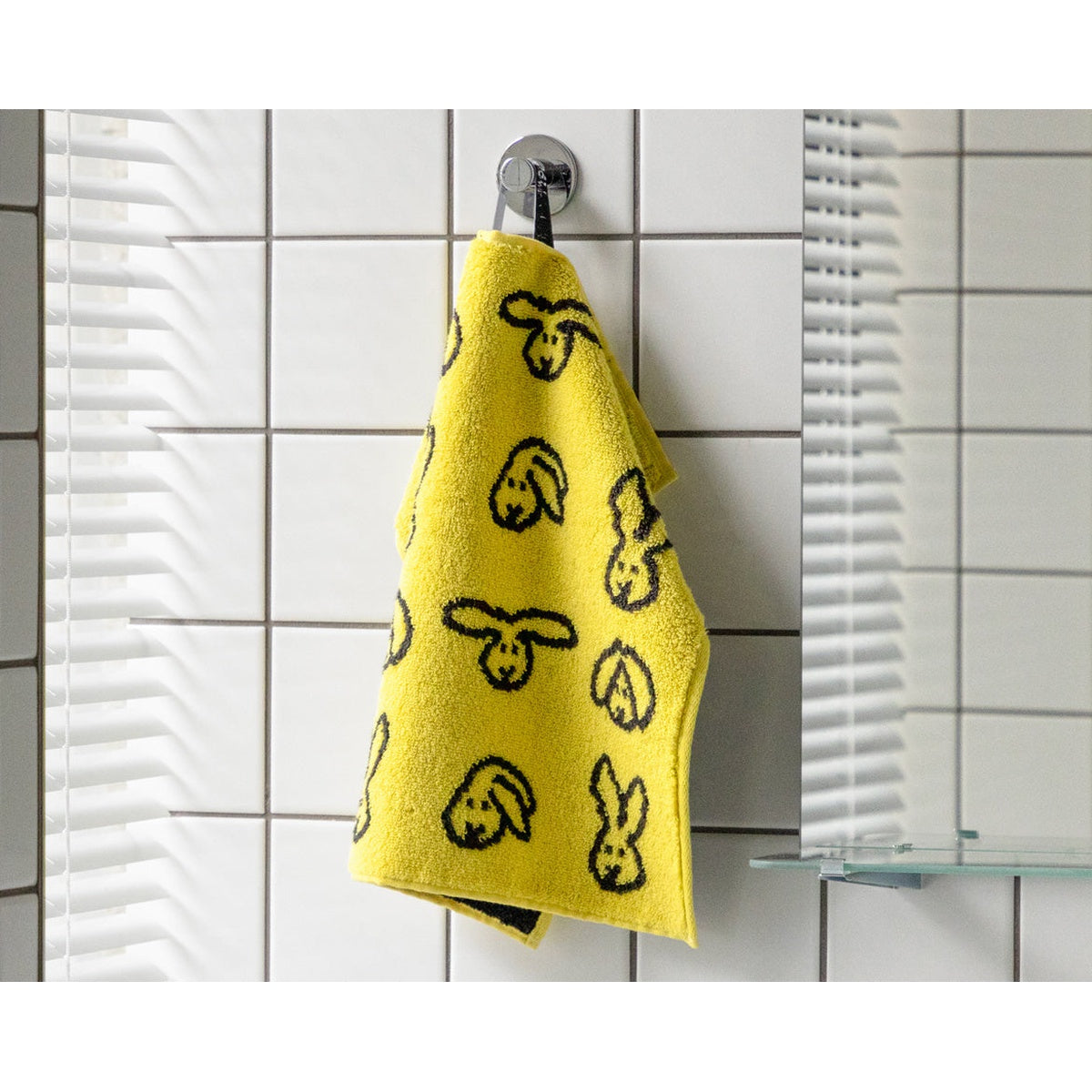 BUNNY BUNNY HAND TOWEL - YELLOW