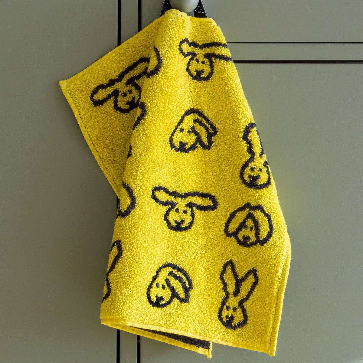 BUNNY BUNNY HAND TOWEL - YELLOW