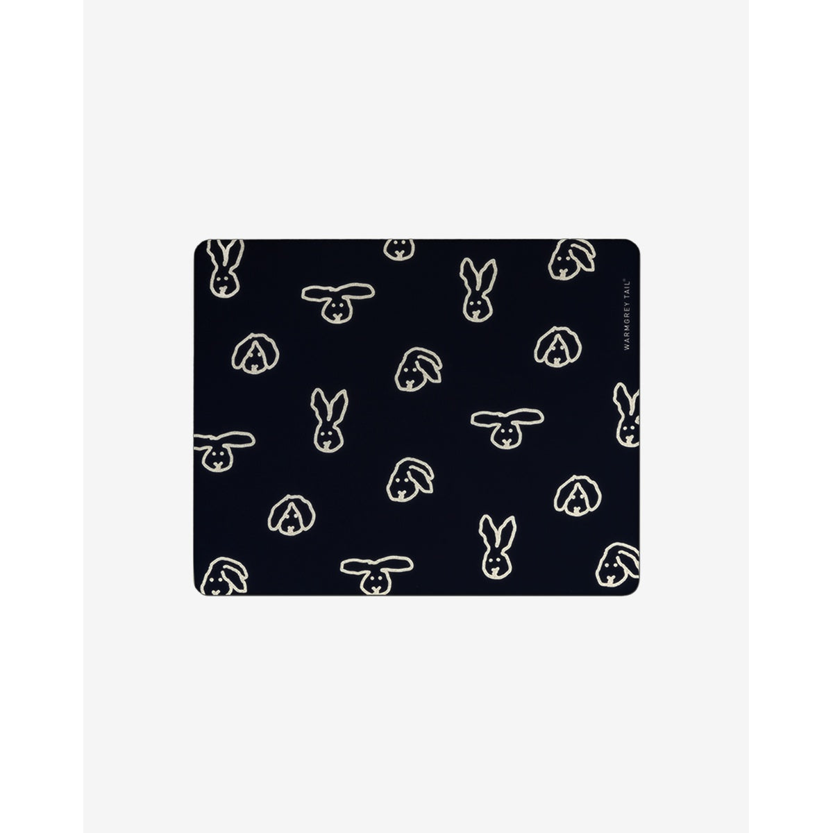 BUNNY BUNNY MOUSE PAD - BLACK