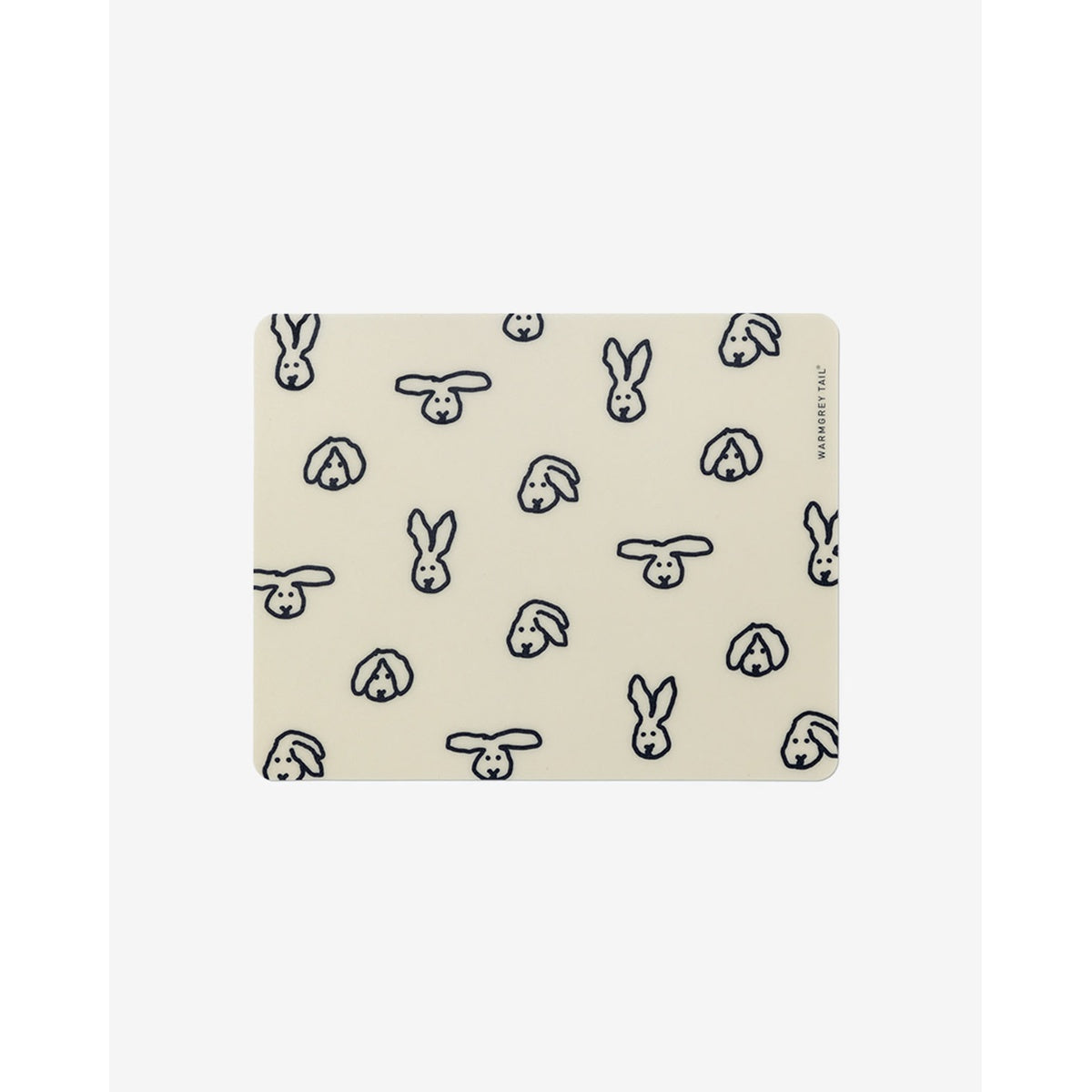 BUNNY BUNNY MOUSE PAD - CREAM