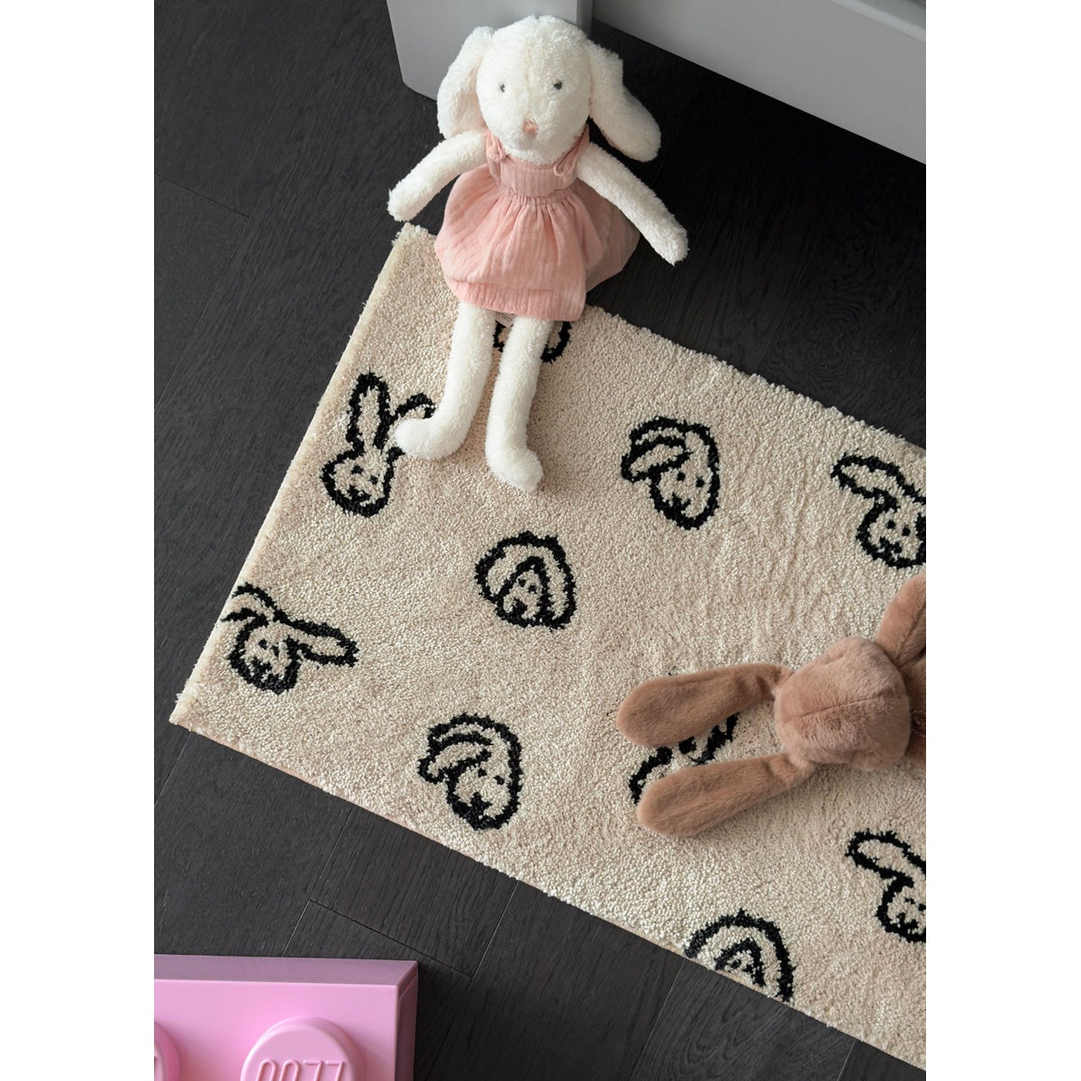 BUNNY BUNNY RUG - CREAM (140x45cm)