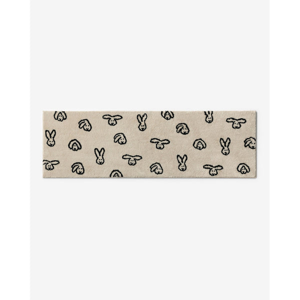 BUNNY BUNNY RUG - CREAM (140x45cm)