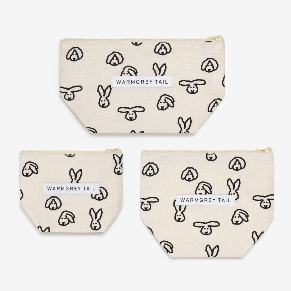 BUNNY BUNNY STANDING POUCH - IVORY