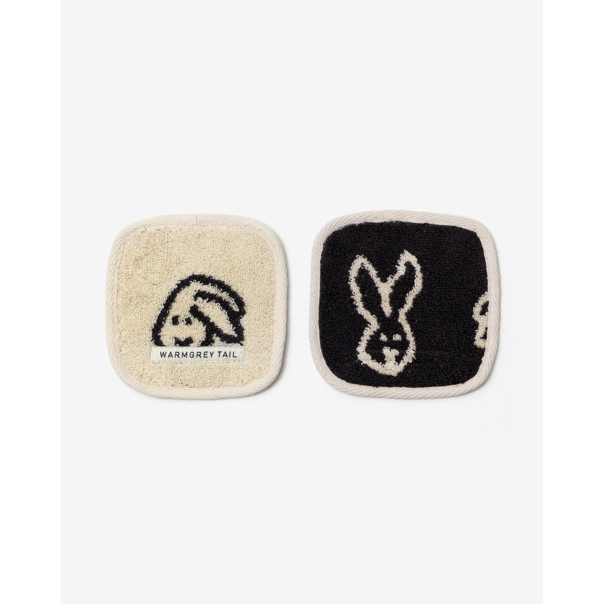 BUNNY BUNNY TOWEL COASTER - CREAM