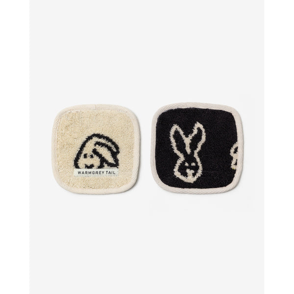 BUNNY BUNNY TOWEL COASTER - CREAM