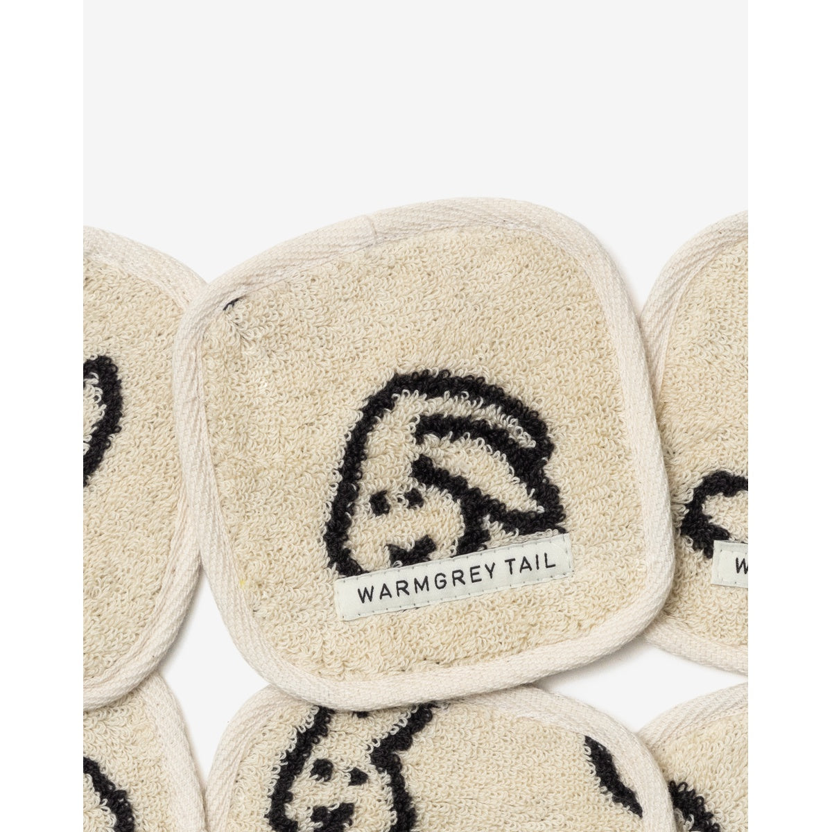 BUNNY BUNNY TOWEL COASTER - CREAM