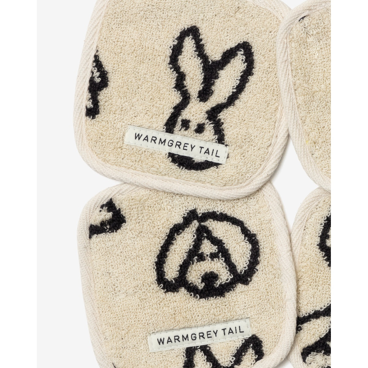 BUNNY BUNNY TOWEL COASTER - CREAM