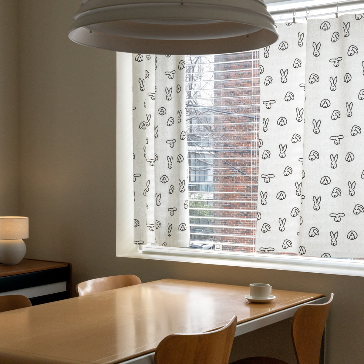 BUNNY BUNNY WINDOW CURTAIN