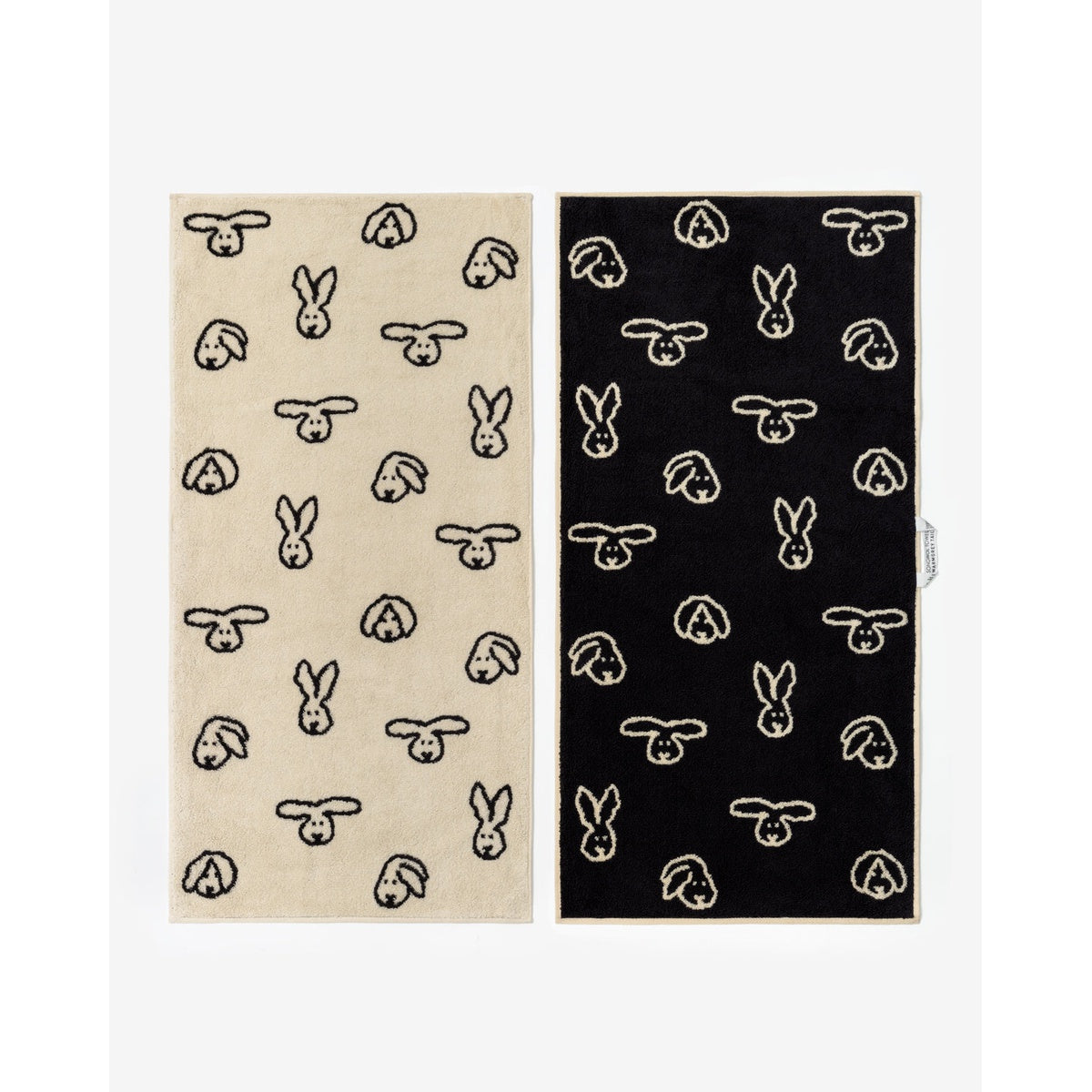 BUNNY BUNNY FACE TOWEL - CREAM