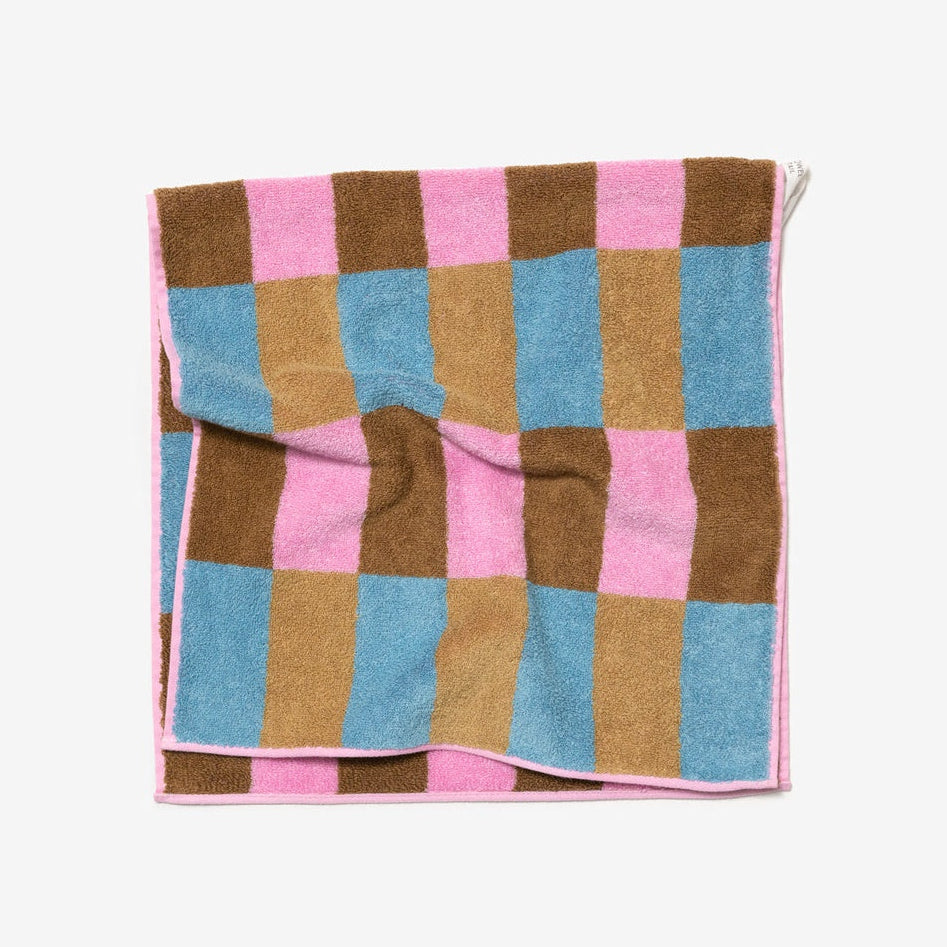 CHECK FACE TOWEL - BERRY CHO CO