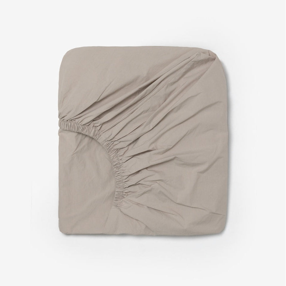 DEEP BEIGE FITTED SHEET