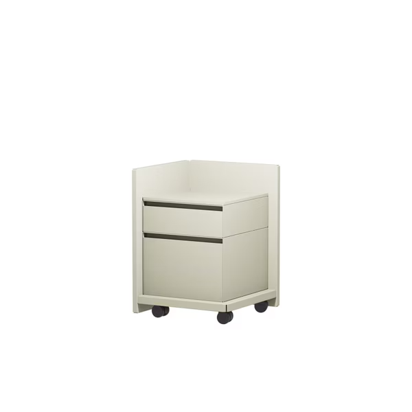ECKE TROLLEY (LOW) (With 1 Small & 1 Medium Drawer)