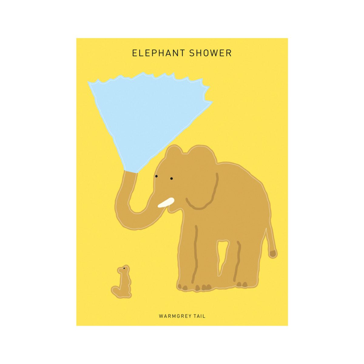 ELEPHANT SHOWER STICKER