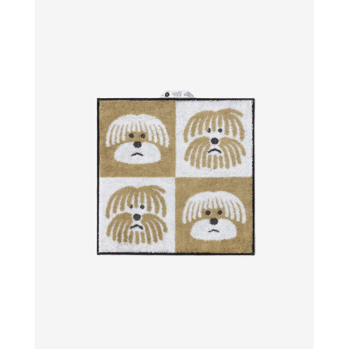 FLUFFY DOG HAND TOWEL - BEIGE