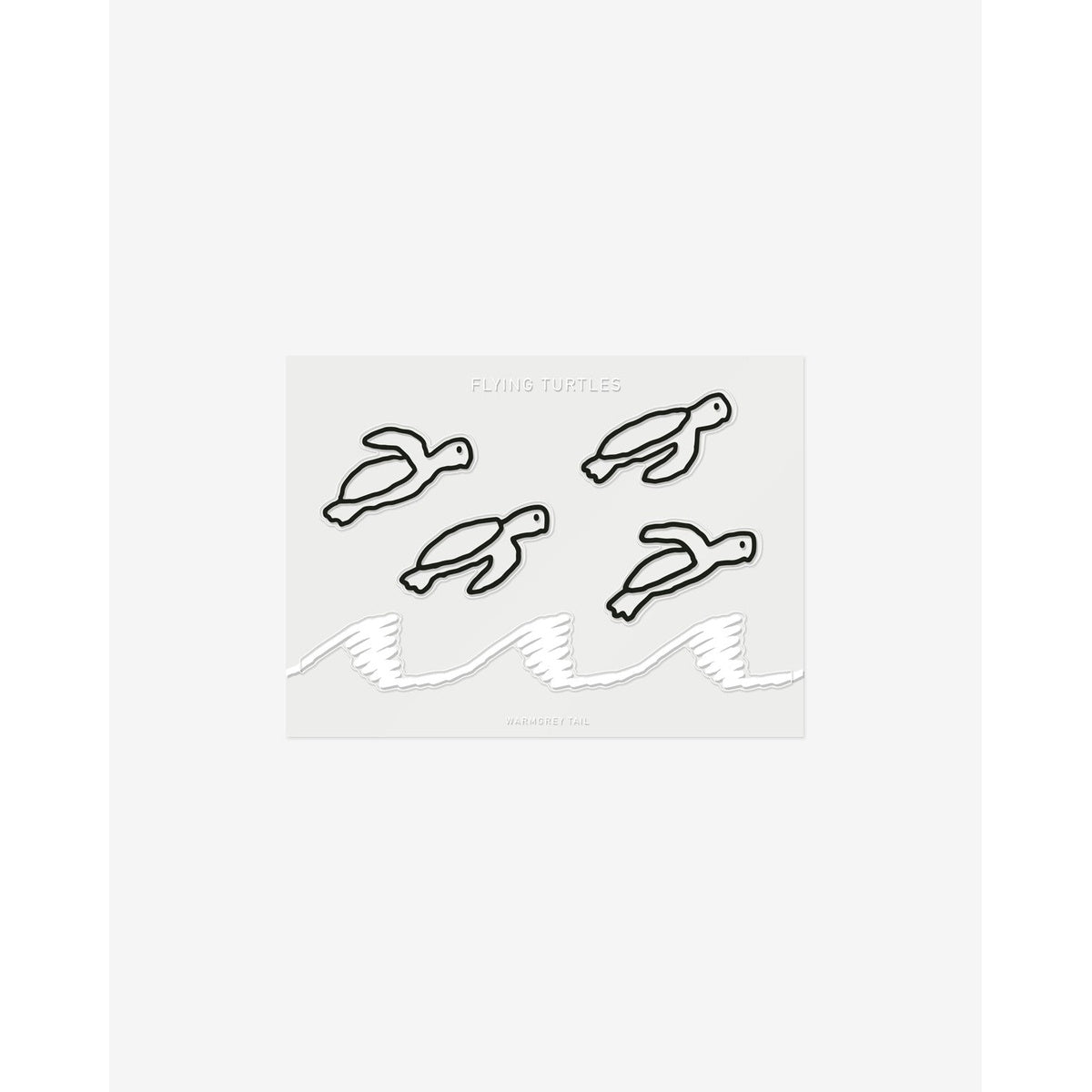 FLYING TURTLES STICKER
