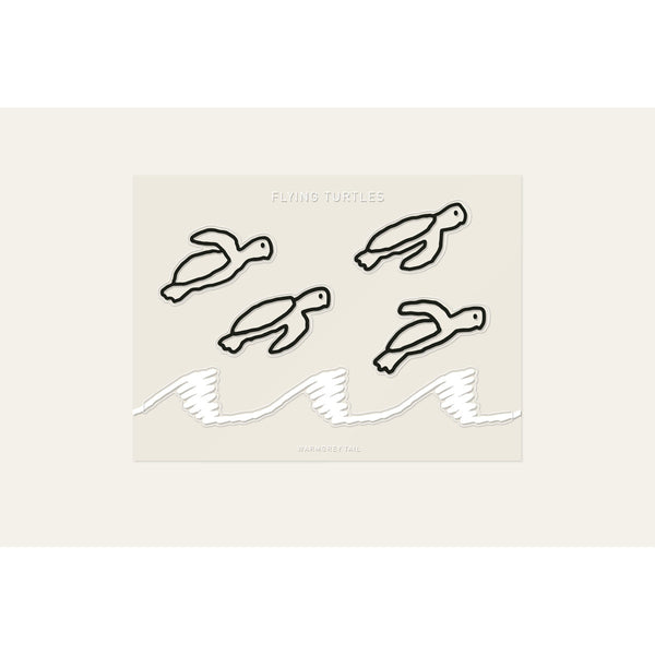 FLYING TURTLES STICKER