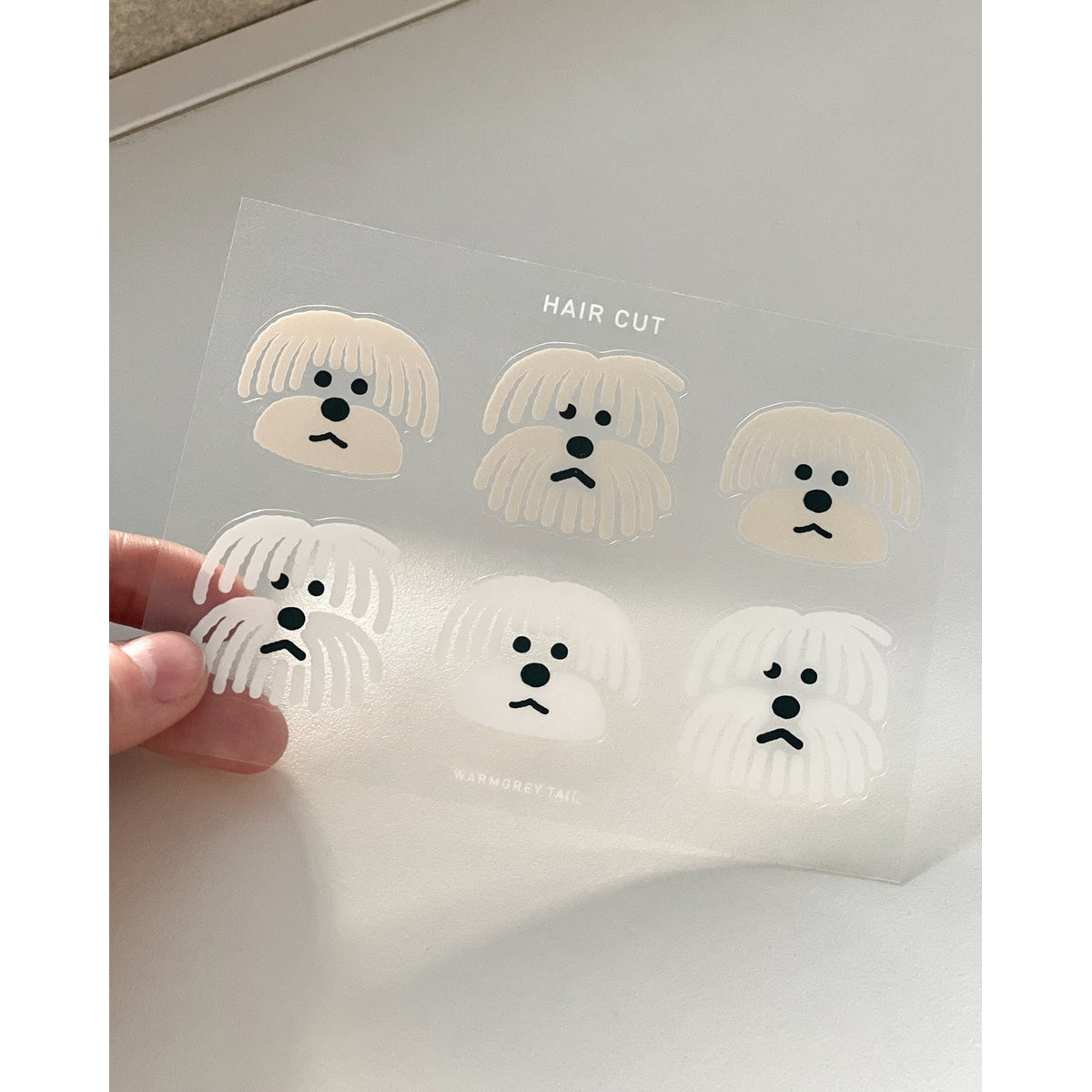 HAIR CUT STICKER