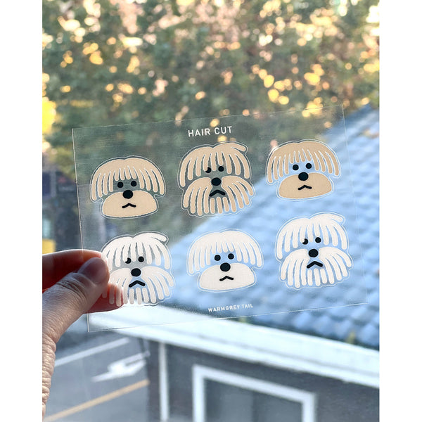 HAIR CUT STICKER