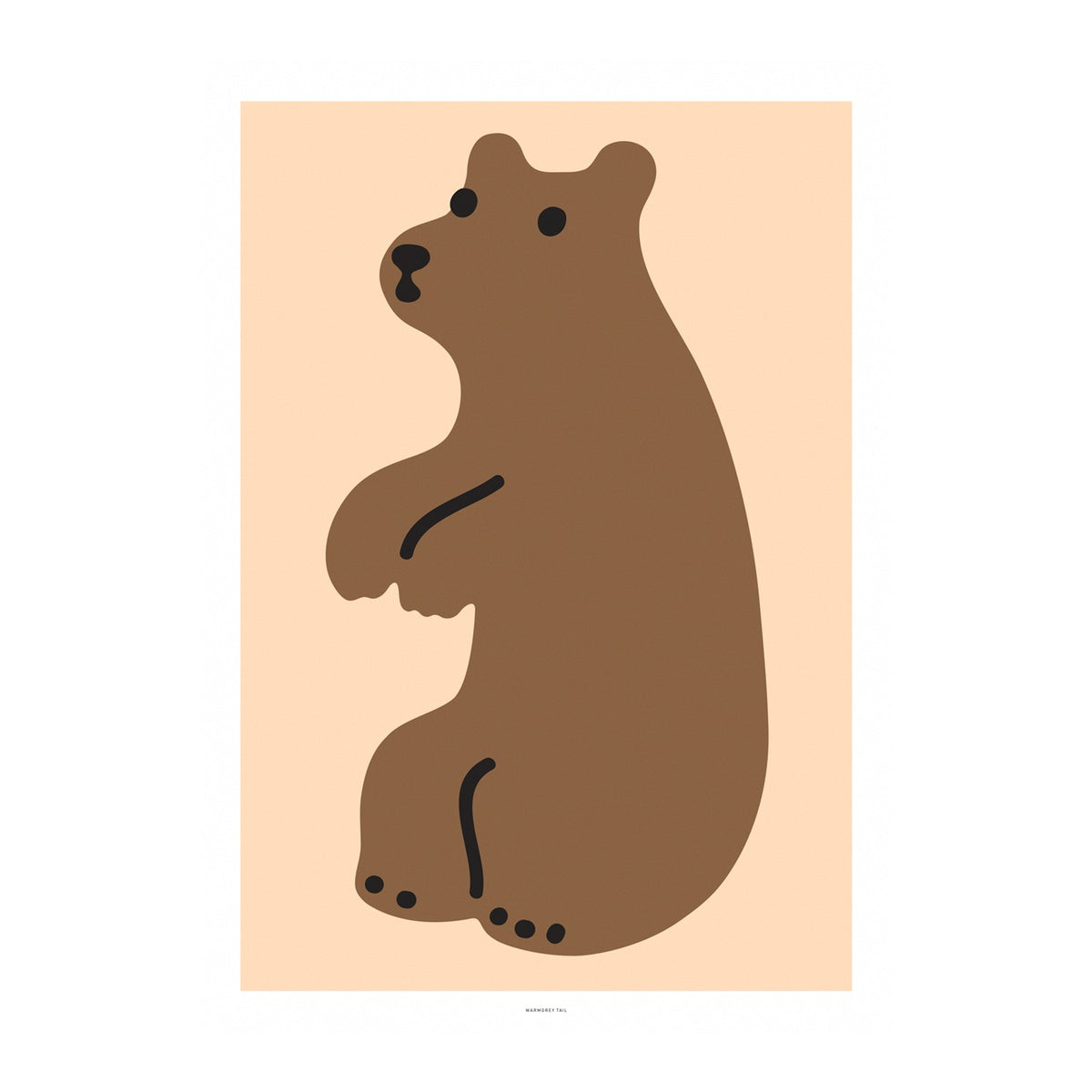 HUGGY BEAR - BROWN POSTER
