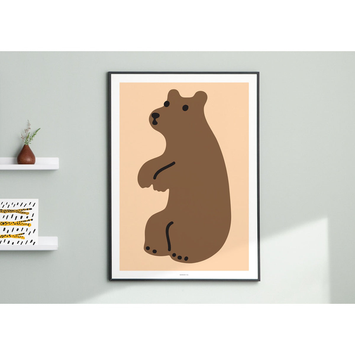 HUGGY BEAR - BROWN POSTER
