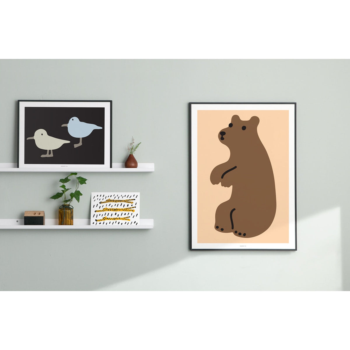 HUGGY BEAR - BROWN POSTER