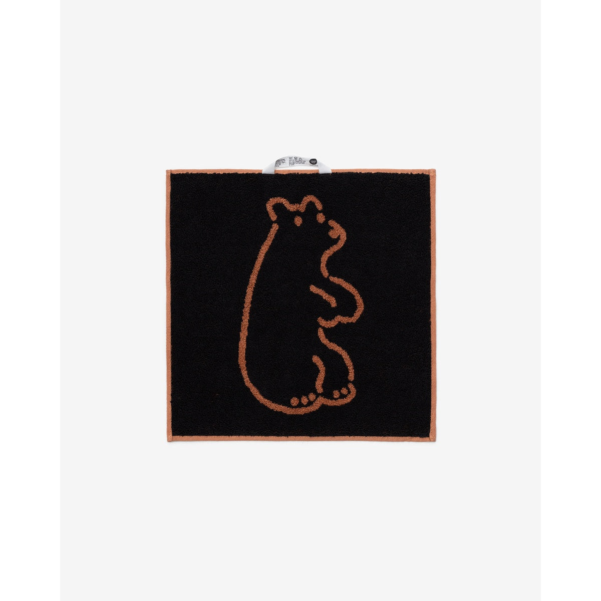HUGGY BEAR HAND TOWEL - BRICK