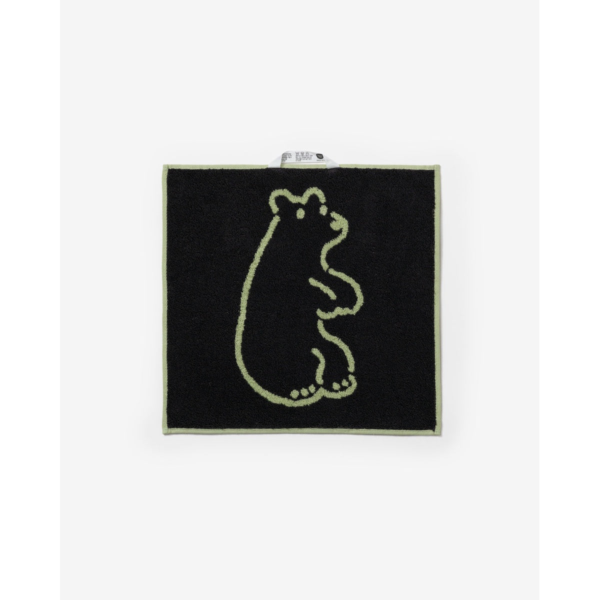 HUGGY BEAR HAND TOWEL - OLIVE