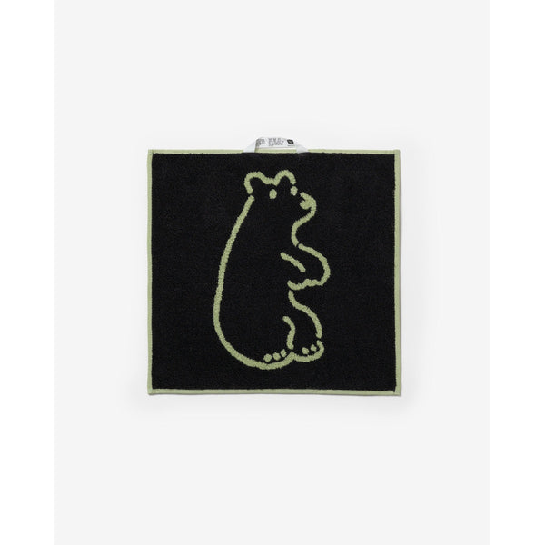 HUGGY BEAR HAND TOWEL - OLIVE