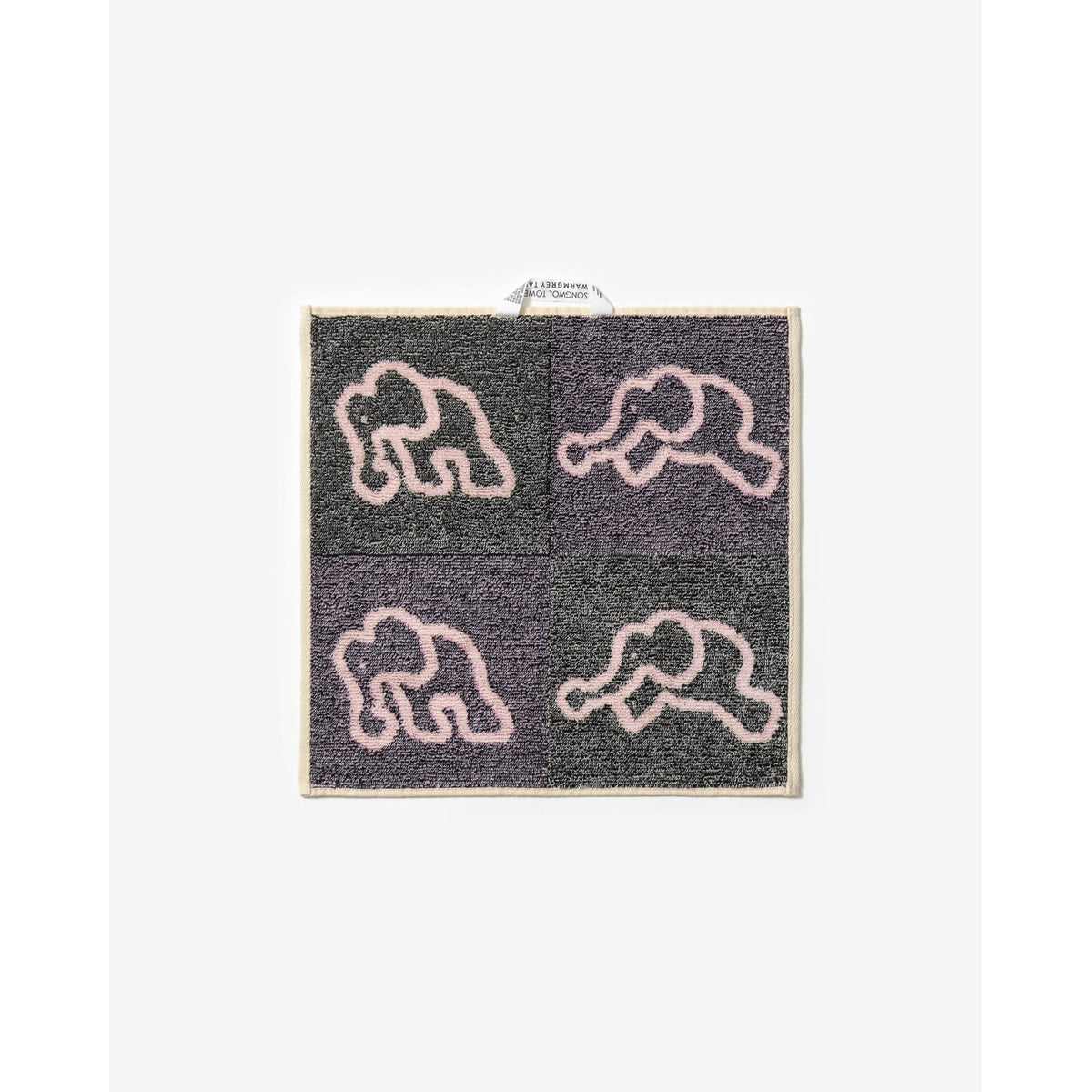 JUMPING ELEPHANT HAND TOWEL