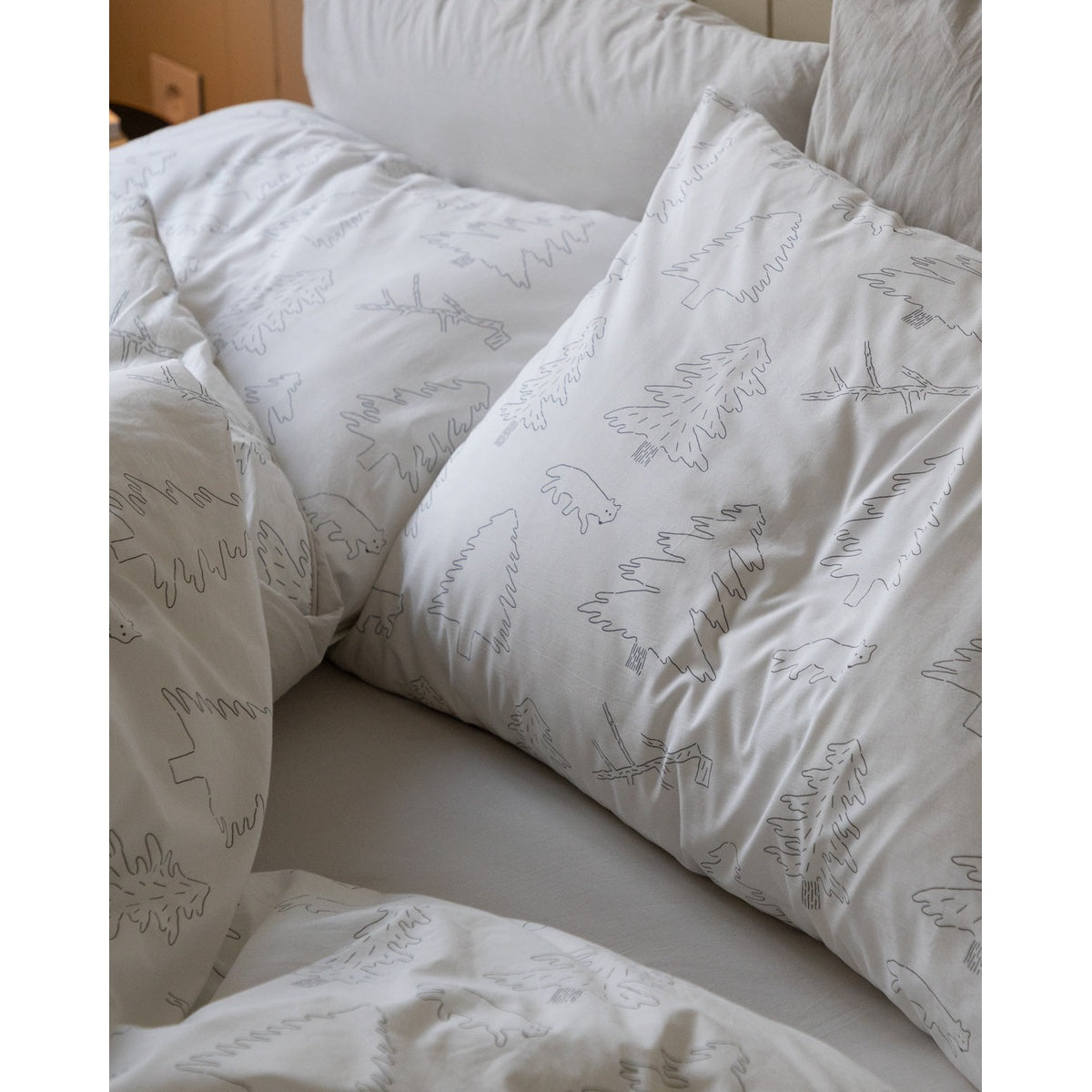 LIGHT GREY PILLOW CASE