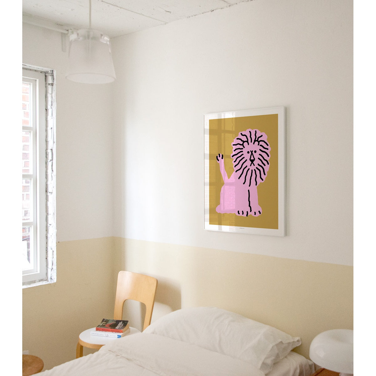 LION - CORAL POSTER