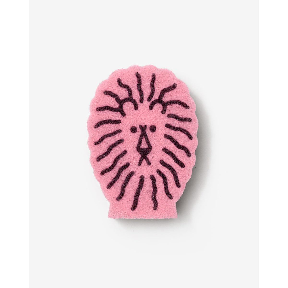 LION DISH SPONGE - BLACK