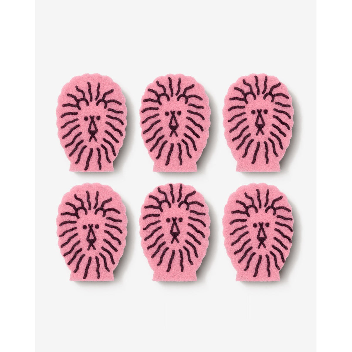 LION DISH SPONGE - BLACK